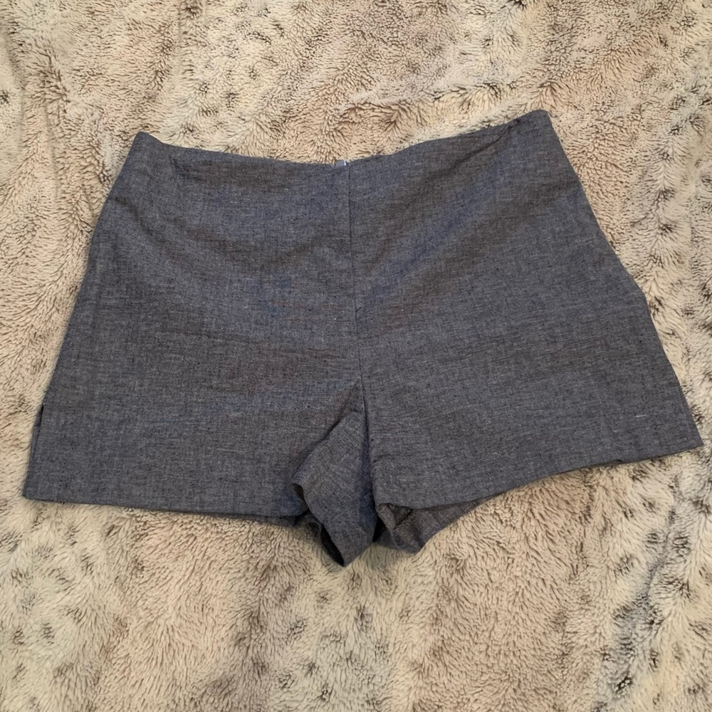 AQUA chambray shorts